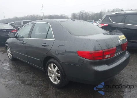 2005 Honda Accord 3.0 Ex из США, поврежденный, VIN 1HGCM66845A056673